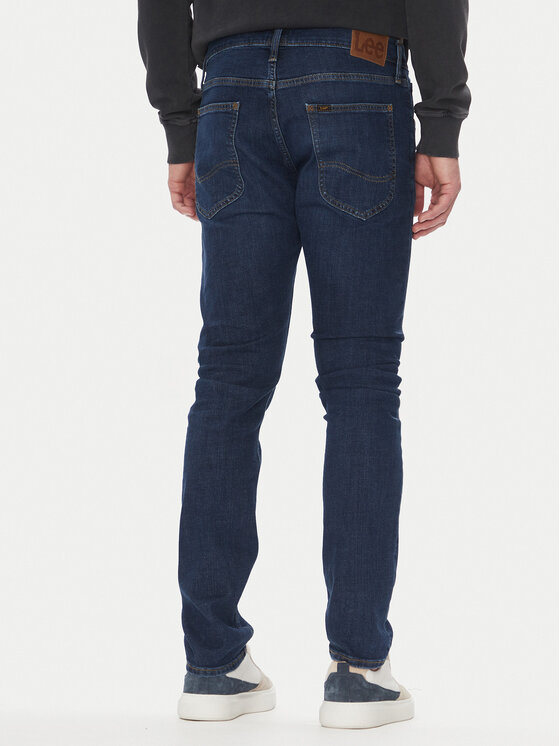 Lee Lee Džinsai Luke 112365111 Tamsiai mėlyna Super Slim Fit