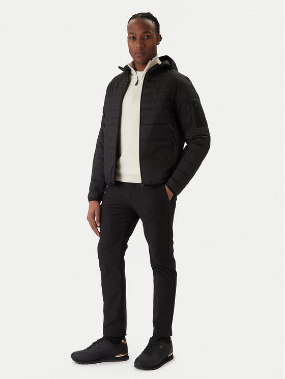 BOSS BOSS Prijelazna jakna Ow Urbanex JT HD 50549181 Crna Regular Fit