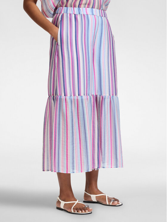 Elena Mirò Elena Mirò Pantaloni di tessuto P015Z000220N001 Blu Cropp Fit