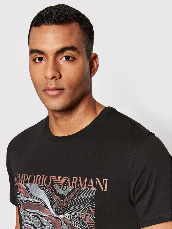 Emporio Armani Emporio Armani Majica 211818 2R468 12021 Črna Regular Fit