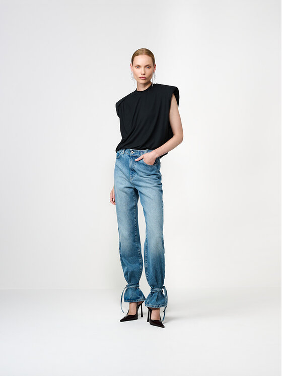 La Mania La Mania T-shirt MARIKA Nero Basic Fit