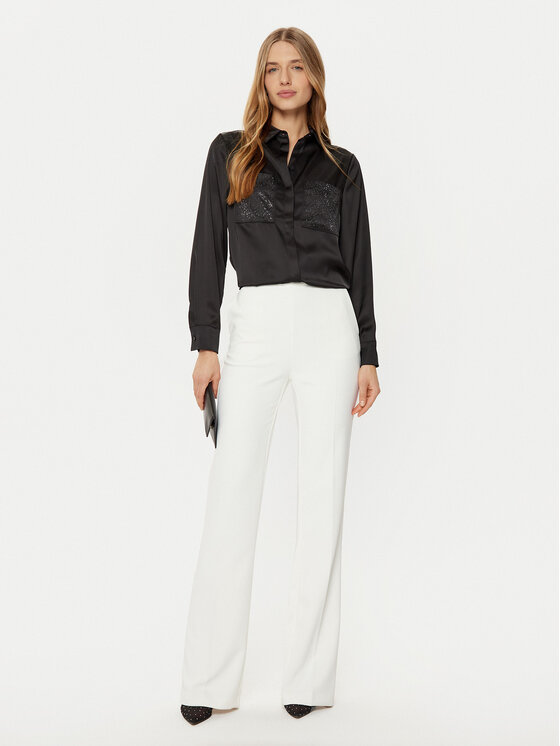 Guess Guess Košulja W5RH40 WFQC2 Crna Regular Fit