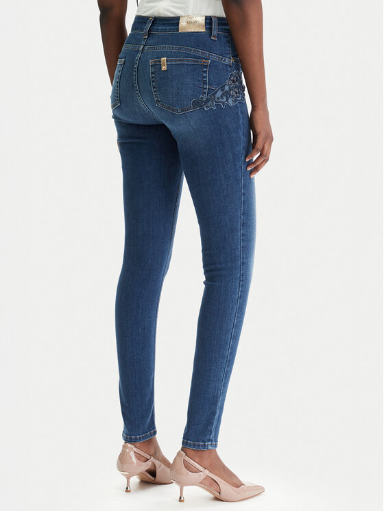 Liu Jo Liu Jo Džinsai UA6013 D4186 Tamsiai mėlyna Slim Fit