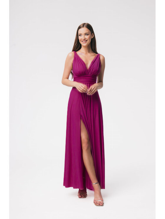 Aurora Aurora Sukienka wieczorowa Milo-Fuksja Różowy Feminine Fit