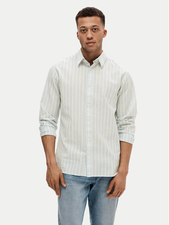 Selected Homme Selected Homme Cămașă 16078867 Albastru Slim Fit
