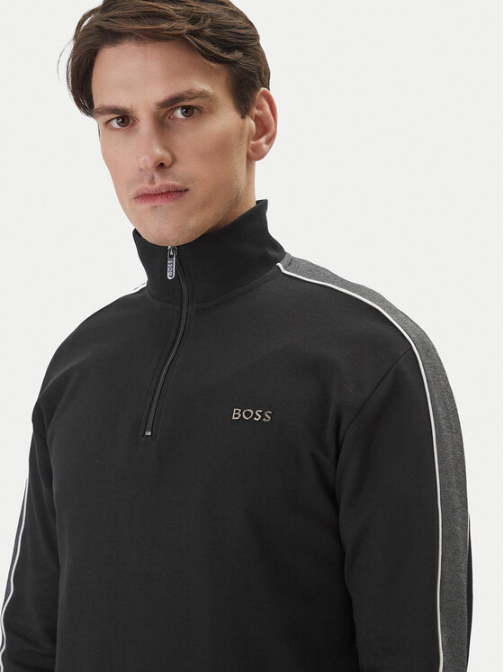 BOSS BOSS Mikina 50554780 Čierna Regular Fit