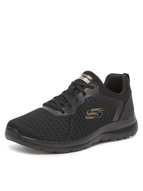 Skechers Skechers Sneakersy BOUNTIFUL 12607 BKRG_ Czarny