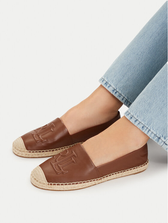 LAUREN RALPH LAUREN Espadrile Cameryn 802P04415003 Rjava