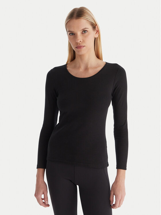 Ysabel Mora Ysabel Mora Termo aktivno perilo gornje 70022 Črna Slim Fit