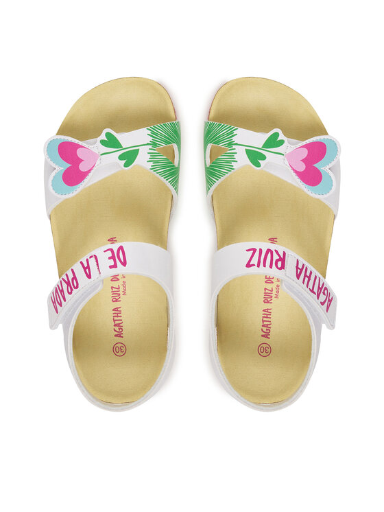 Agatha Ruiz de la Prada Agatha Ruiz de la Prada Босоніжки 262979 S Білий