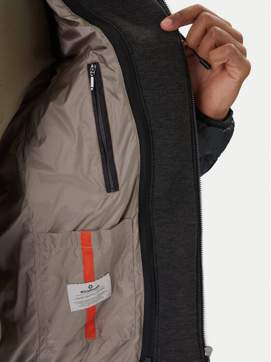 Milestone Milestone Кожено яке MS Alonso 5310196 0715 Тъмносин Regular Fit