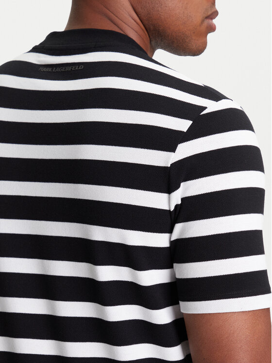 KARL LAGERFELD KARL LAGERFELD Póló 755022 553231 Fekete Regular Fit