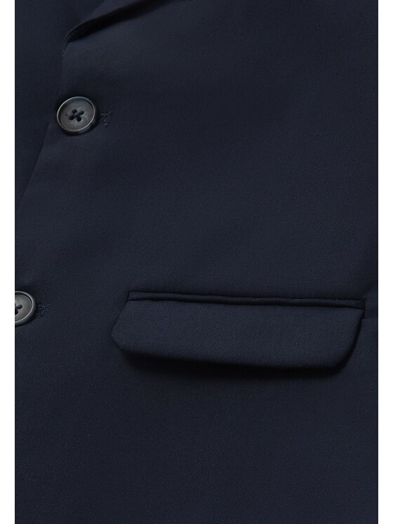 minoti minoti Marynarka 33FORMAL260 Granatowy Regular Fit