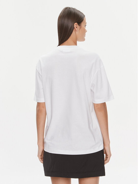 Calvin Klein K20K206778 Logo Weiß T-Shirt Hero Regular Shirt Fit Oversized T