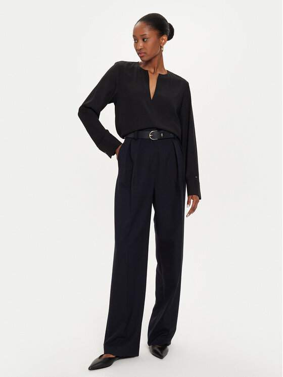 Tommy Hilfiger Tommy Hilfiger Halenka WW0WW43364 Černá Regular Fit