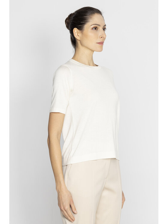 Deni Cler Milano Deni Cler Milano Sweter T-DC-S206-E2-80-11-1 Écru Regular Fit
