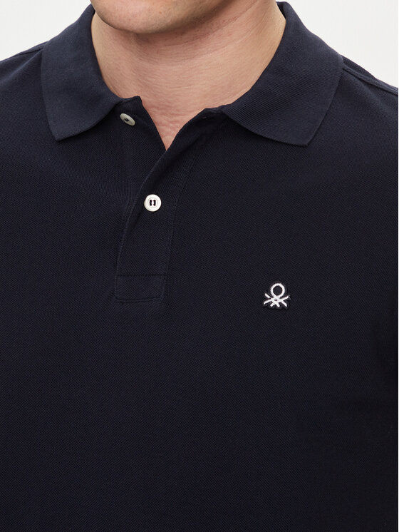 United Colors Of Benetton United Colors Of Benetton Polo majica 3089J3179 Mornarsko modra Regular Fit