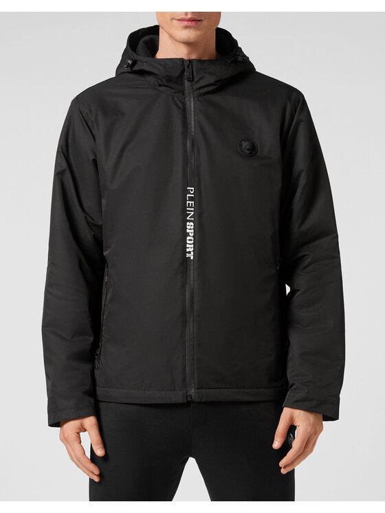Plein Sport Plein Sport Kurtka puchowa 1939 Czarny Regular Fit
