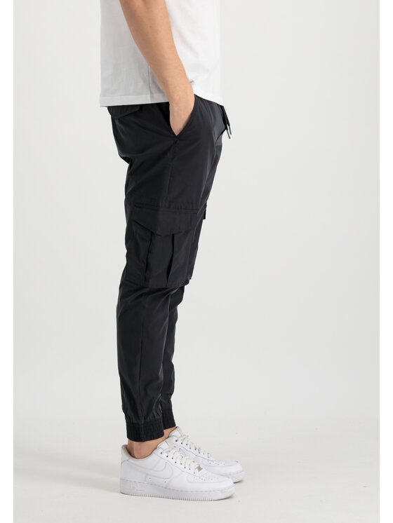 Alpha Industries Alpha Industries Joggery Nylon Cargo Jogger Czarny Slim Tapered Fit