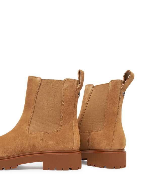 LAUREN RALPH LAUREN LAUREN RALPH LAUREN Kotníková obuv s elastickým prvkem 802974477001 Hnědá