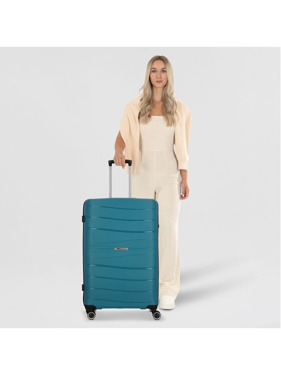 cocoono cocoono Walizka duża 315332 Błękitny