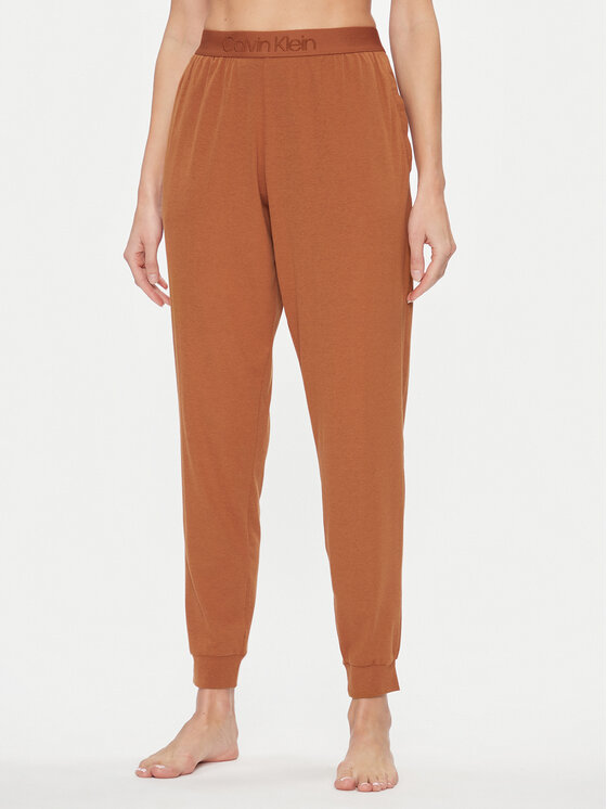 calvin klein underwear pantalon de pyjama 000qs7004e marron regular fit