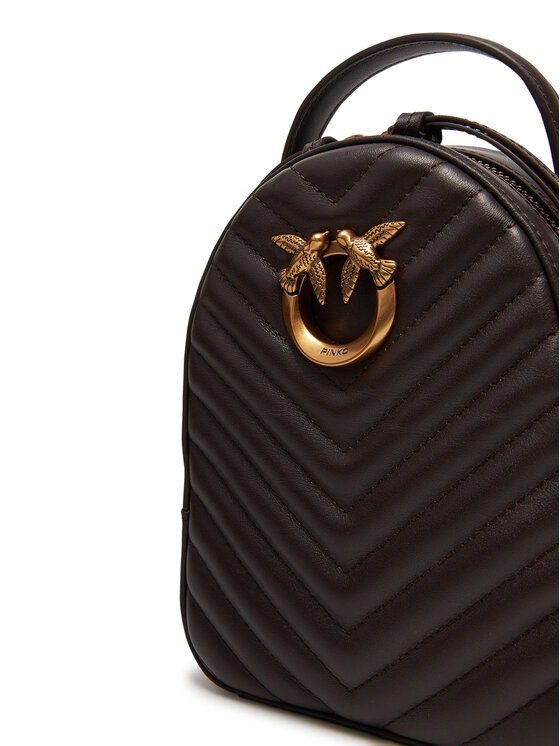 PINKO PINKO Plecak Love Click Mini Backpack PE 25 PLTT 103614 A1J2 Brązowy