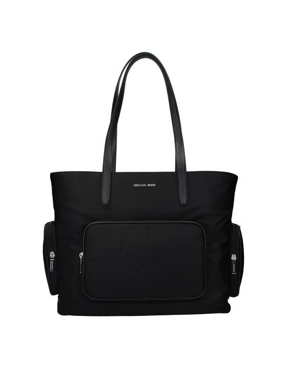 Michael Kors Michael Kors Torebka Black Fabric Shoulder Czarny