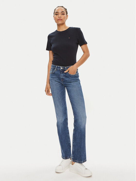 Tommy Hilfiger Tommy Hilfiger Blugi WW0WW42192 Albastru Bootcut Fit