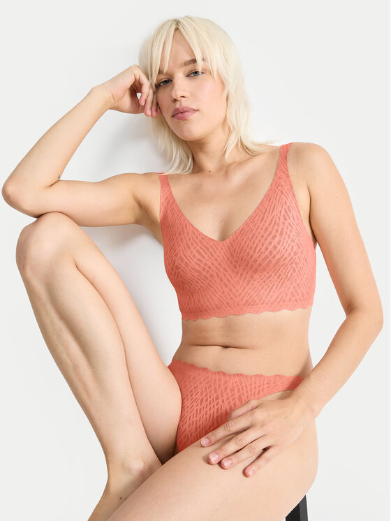 Sloggi Sloggi Top nedrček Zero Feel Bliss 10219598 Oranžna