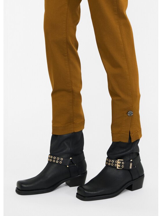 Liu Jo Liu Jo Pantaloni di tessuto MF5401T714480939 Giallo Slim Fit