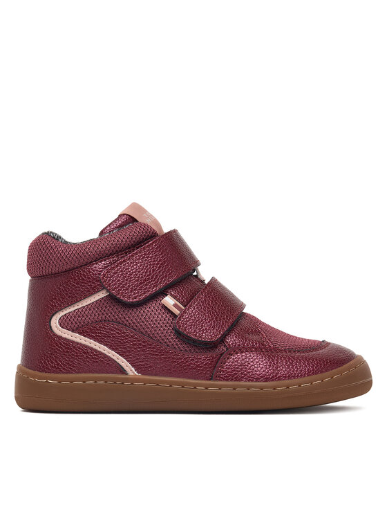 Tommy Hilfiger Tommy Hilfiger Tenisice Mid Cut Velcro Sneaker T1AH-35071-0525356 M Tamnocrvena