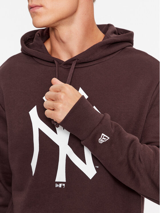 New Era New Era Džemperis ar kapuci 60416737 Bordo Regular Fit