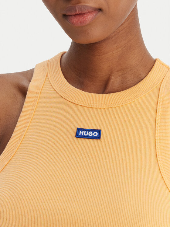 HUGO HUGO Top Baby 50511450 Oranžna Slim Fit