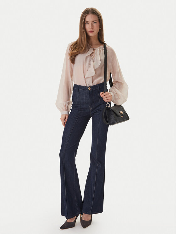 Guess Guess Bluzka W6GH28 W1844 Beżowy Regular Fit
