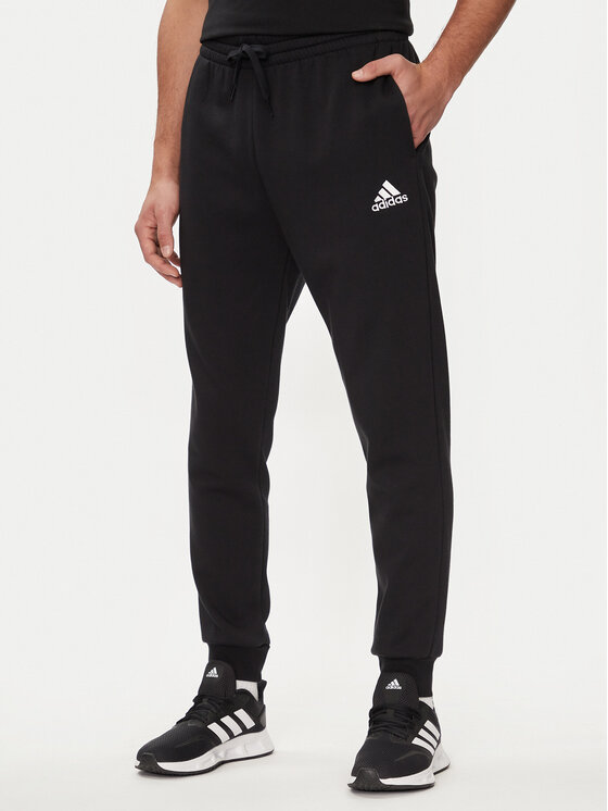 adidas Sporta bikses Essentials Fleece Regular Tapered Joggers HL2236 Melns Regular Fit