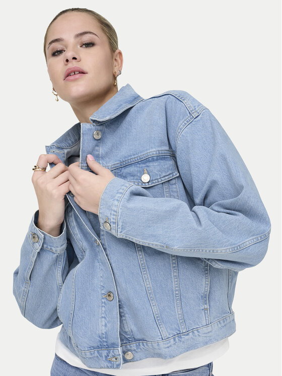 ONLY ONLY Дънково яке Harper 15363548 Син Regular Fit