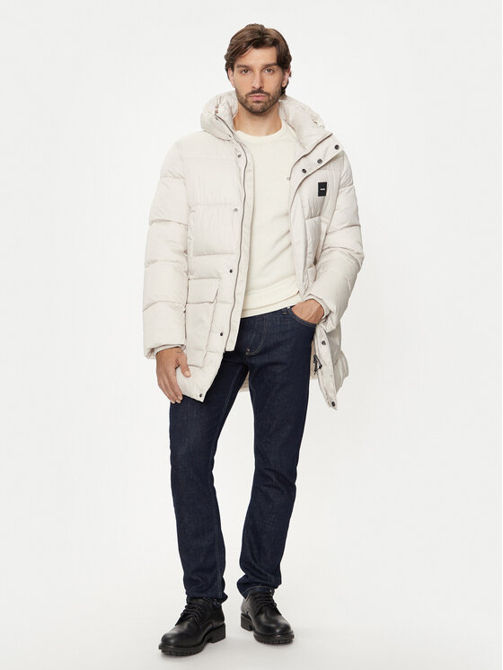 Calvin Klein Calvin Klein Pūkinė striukė K10K113465 Smėlio Regular Fit