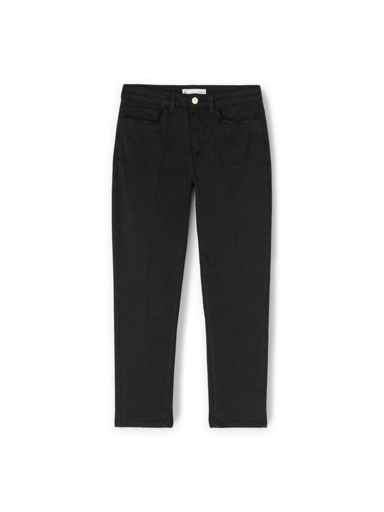 Motivi Motivi Spodnie materiałowe P739Q003911N033 Czarny Skin Fit