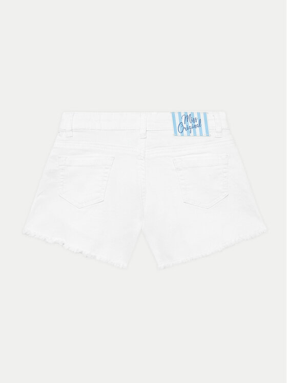 Original Marines Original Marines Шорти от плат DEP3153F Бял Regular Fit