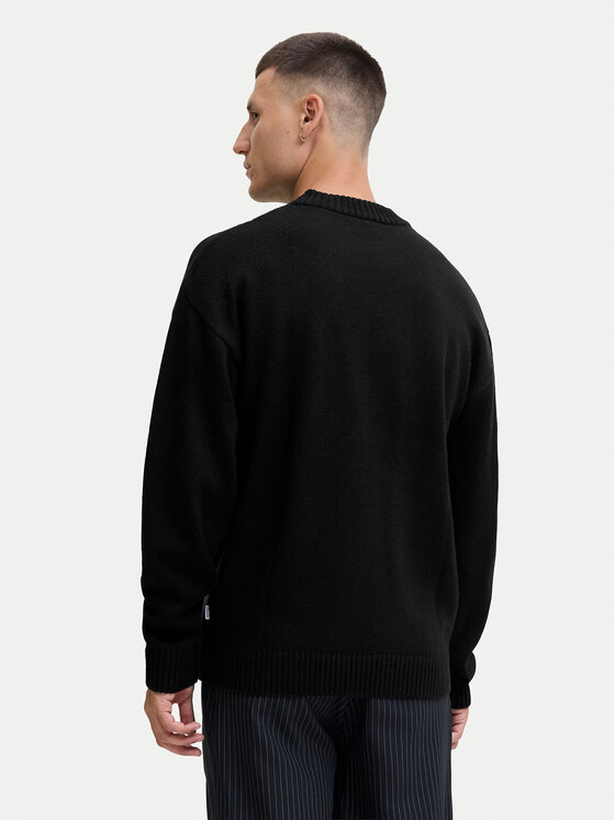 Jack & Jones Jack & Jones Sveter Urban 12278942 Čierna Relaxed Fit