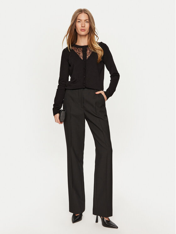 Artigli Artigli Kardigan ACMA000068 Czarny Regular Fit
