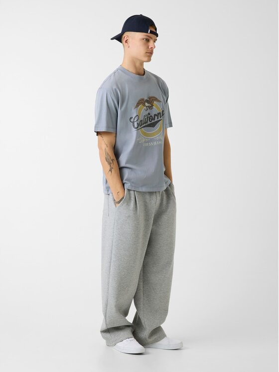 Guess Guess T-Shirt 183251 Modrá Classic Fit