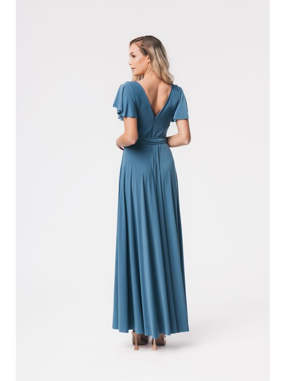 Aurora Aurora Koktejlové šaty Abelia Modrá Feminine Fit