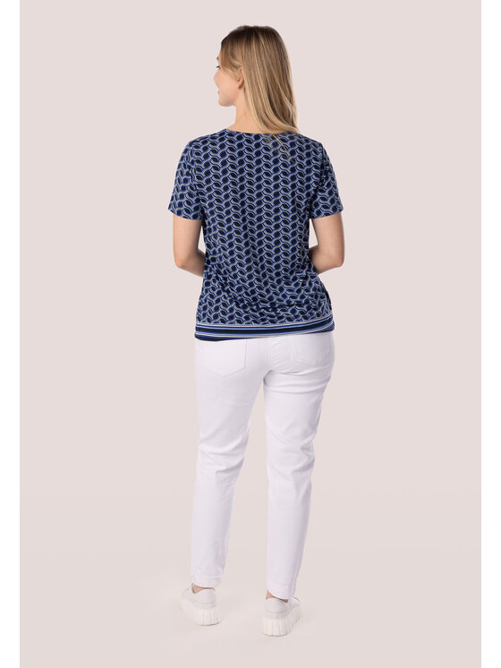 QUIOSQUE QUIOSQUE Halenka VENT BLOUSE Tmavomodrá Regular Fit