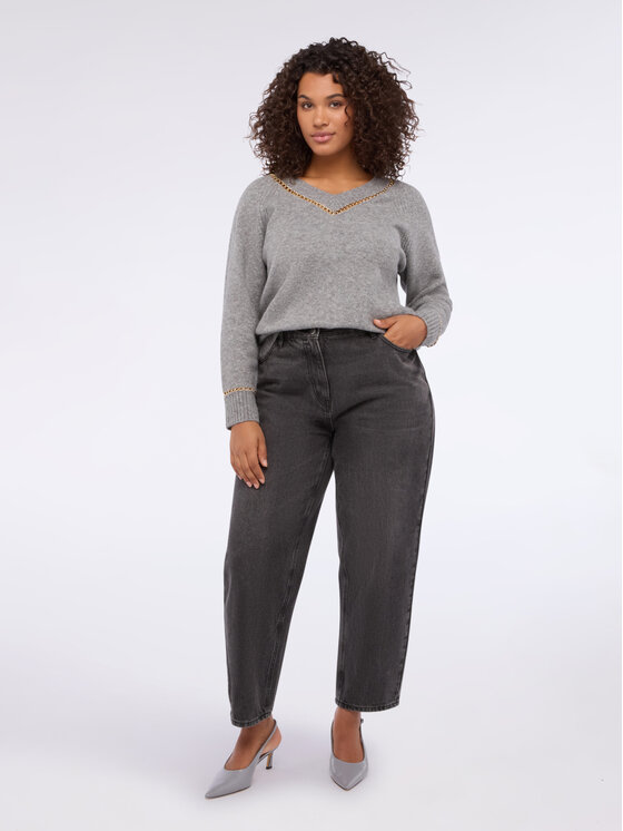 Fiorella Rubino Fiorella Rubino Maglione M011L008259N013 Grigio Regular Fit