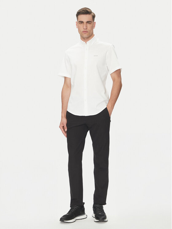 BOSS BOSS Krekls B_MOTION_S 50533149 Balts Regular Fit