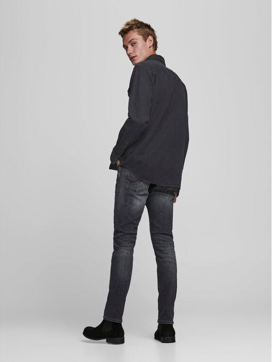 Jack & Jones Jack & Jones Koszula Sheridan 12138115 Czarny Slim Fit