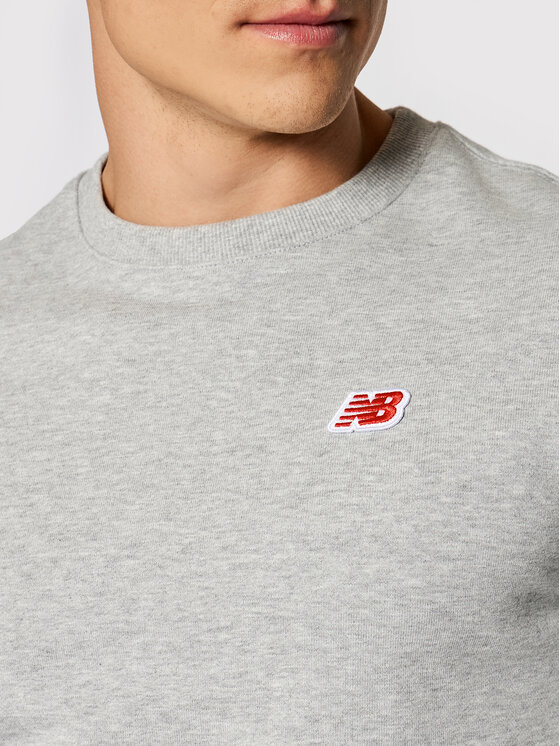 New Balance New Balance Bluză MT01661 Gri Regular Fit