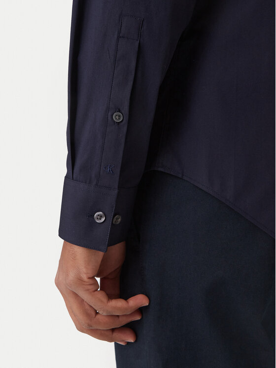 Calvin Klein Calvin Klein Camicia Essential LV019EU001 Blu scuro Regular Fit
